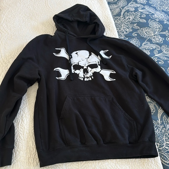 NOBODY CARES WORK HARDER HOODED SWEATSHIRT - MEDIUM - Picture 3 of 7